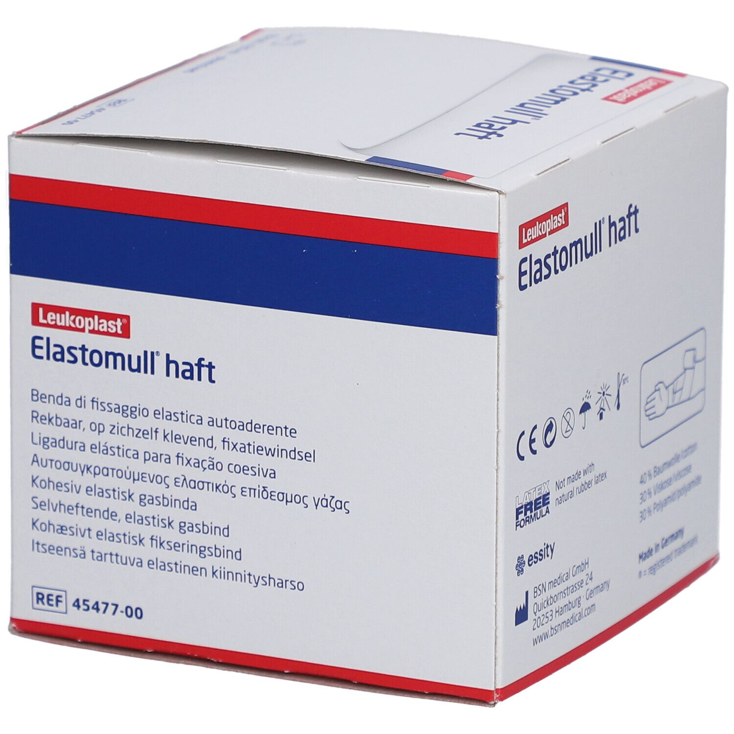 Leukoplast® Elastomull® haft Kohäsive elastische Fixierbinde 8 cm x 20 m