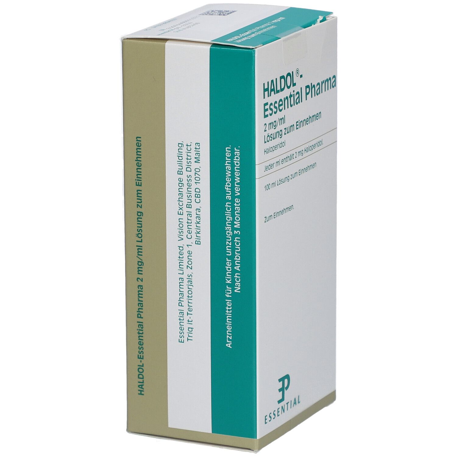 HALDOL-Essential Pharma 2 mg/ml Lsg.z.Einnehmen 100 ml Lösung zum Einnehmen