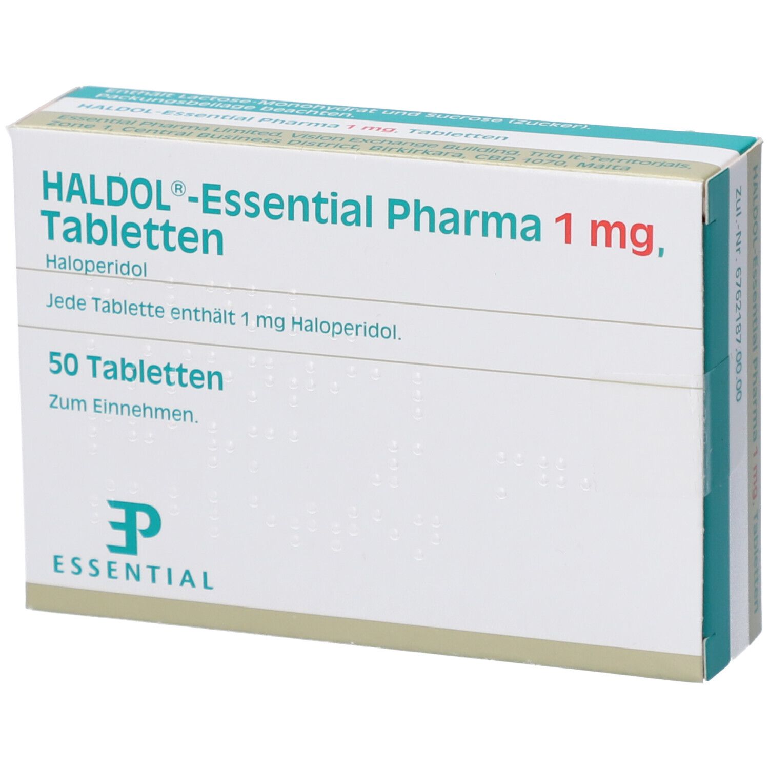 HALDOL-Essential Pharma 1 mg Tabletten 50 St mit dem E-Rezept kaufen ...