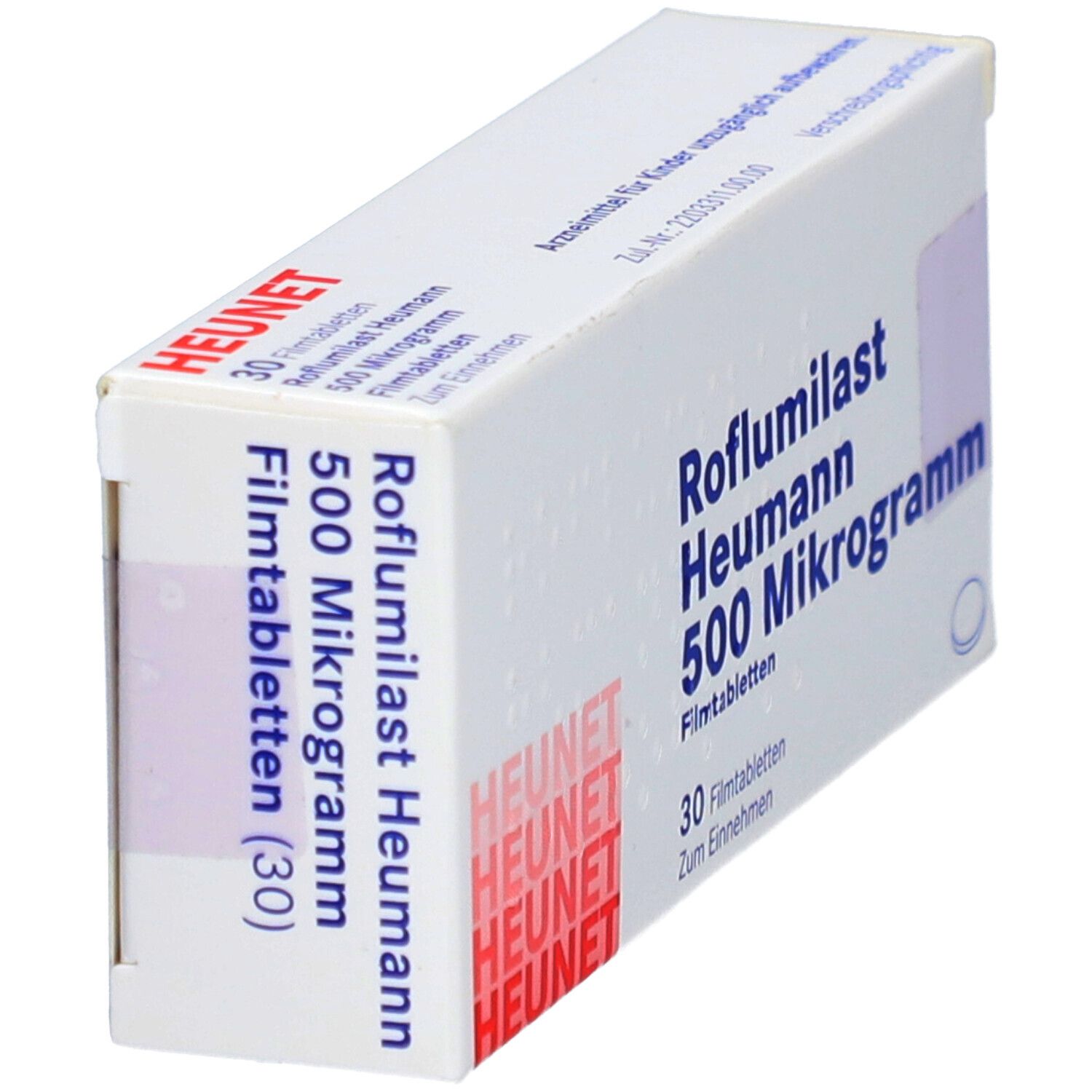 Roflumilast Heumann 500 Mikrogramm Filmtab.Heunet 30 St Filmtabletten