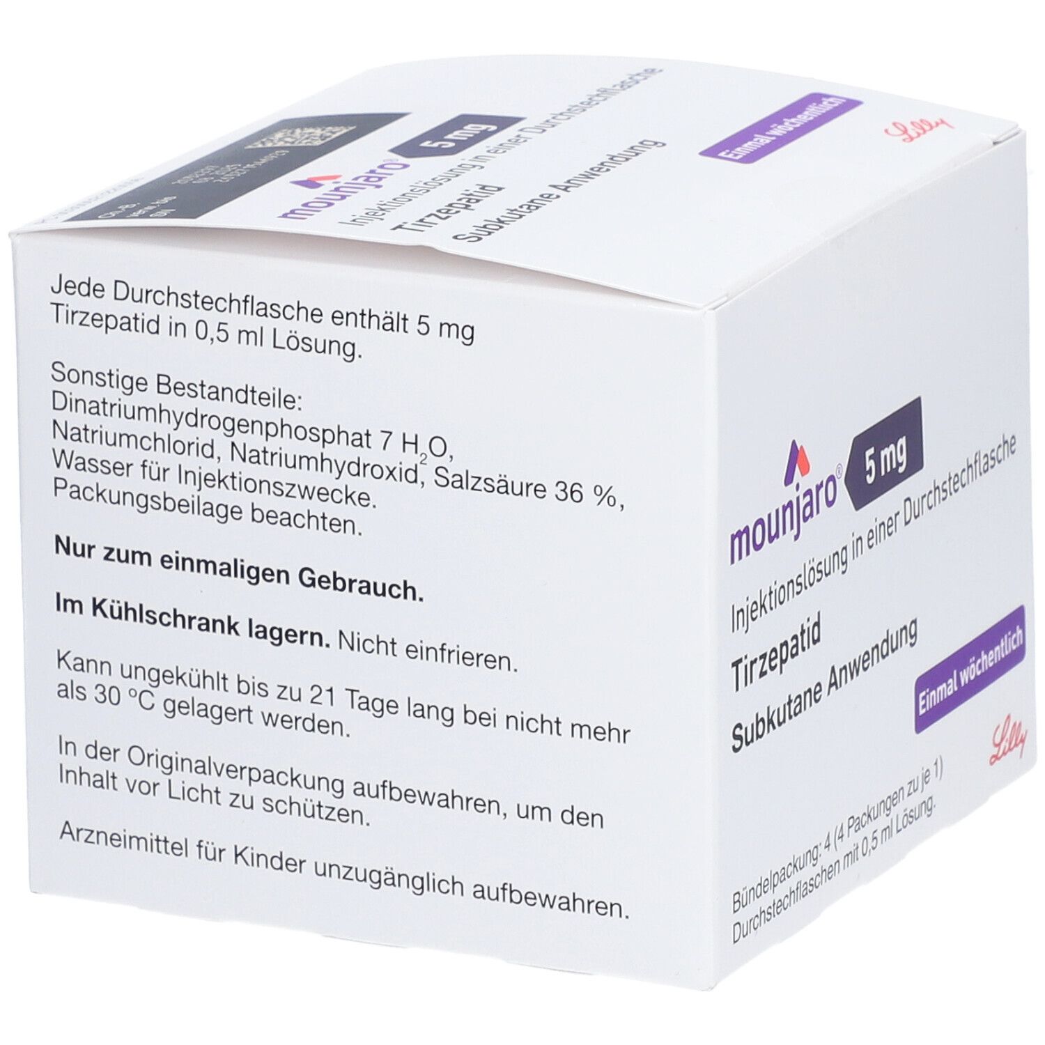 Mounjaro 5 mg Injektionslösung i.e.Dsfl. 4 St