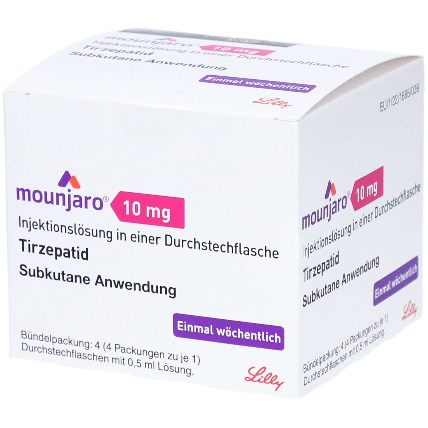 MOUNJARO 10 mg Injektslösung i.e.Durchstechflasche 4 St mit dem E