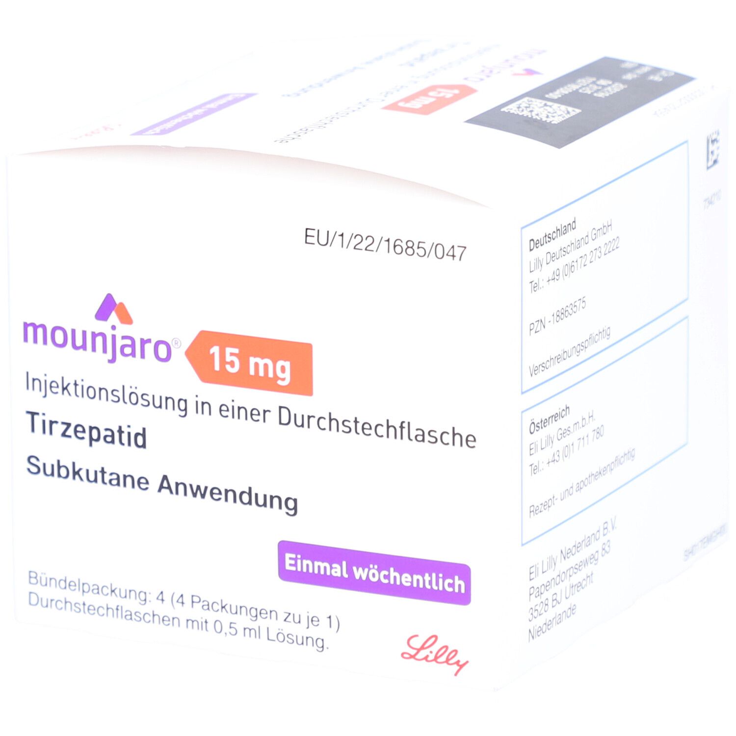 MOUNJARO 15 mg Injektionslösung i.e.Dsfl.