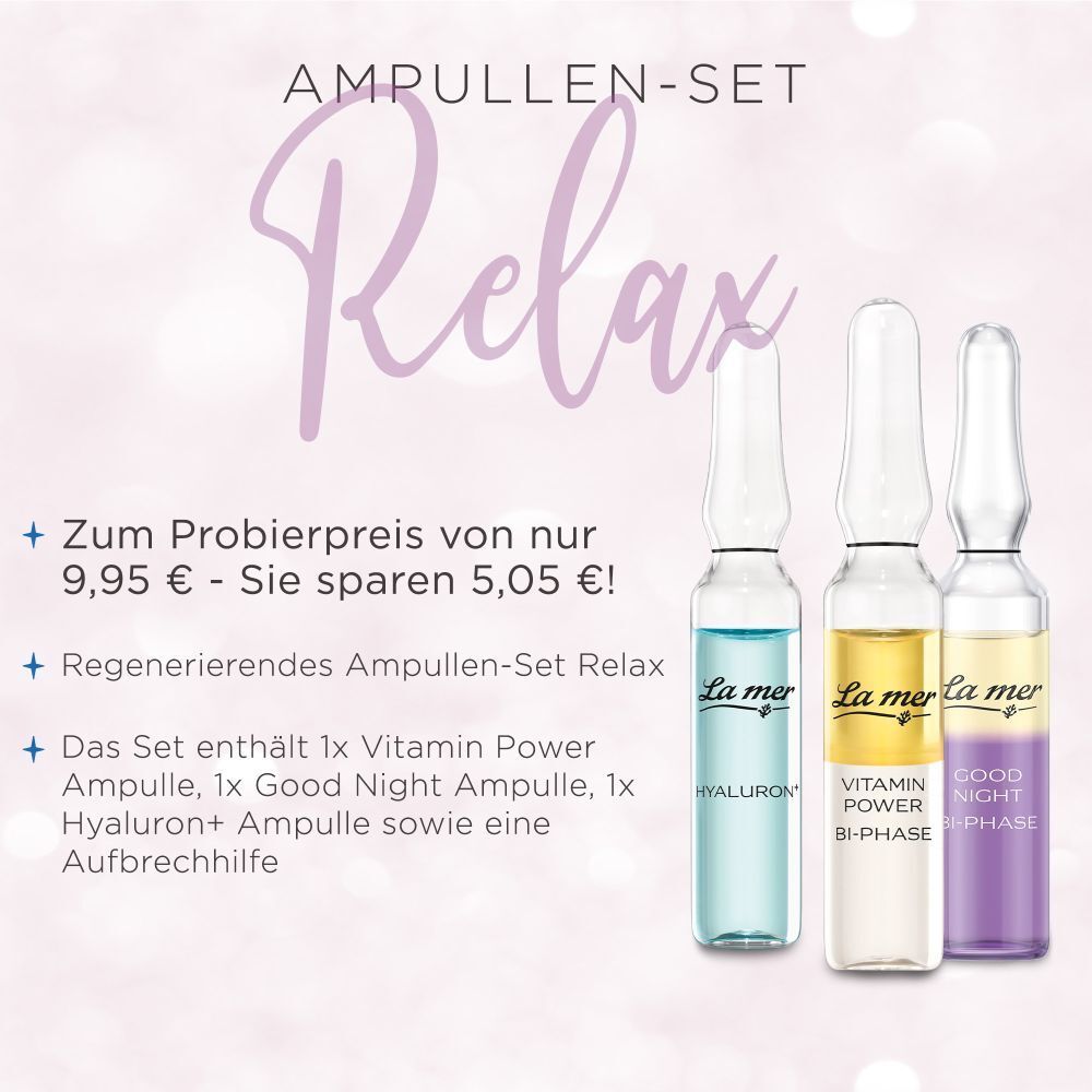 La mer Ampullenset Relax