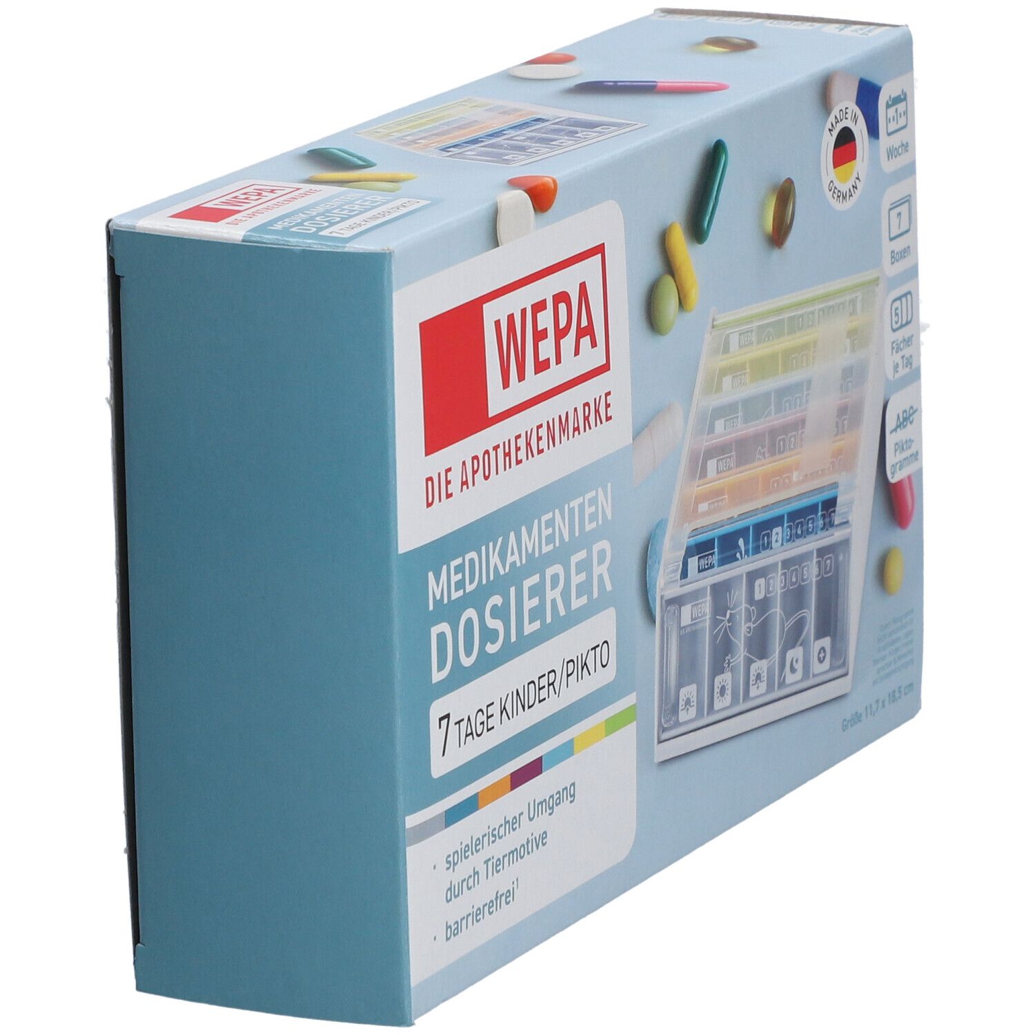 Wepa 7 Tage Wochenmagazin Kinder/Piktogramme 1 St Box