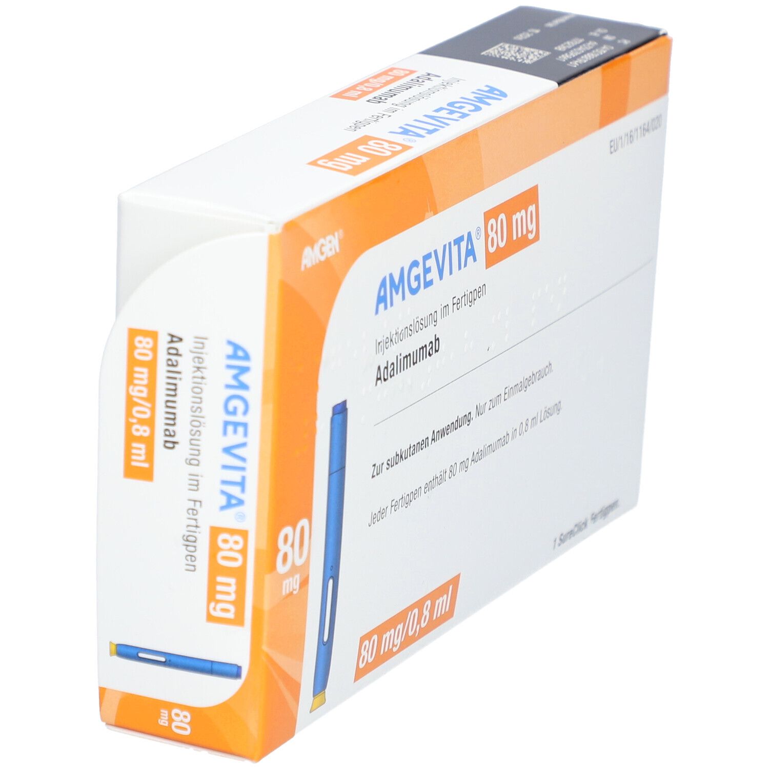 Amgevita 80 mg/0,8 ml Inj.-Lösung im Fertigpen 3 St Injektionslösung