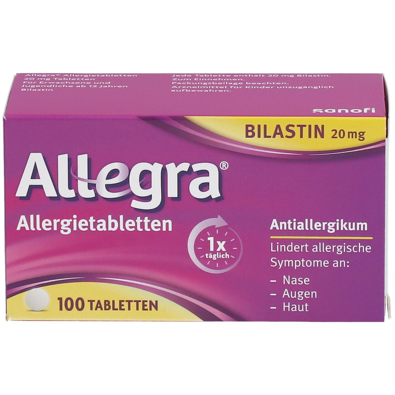 Allegra - schnell bei Heuschnupfen & ganzjährigen Allergien - Jetzt 10% mit dem Code allegra10 sparen*