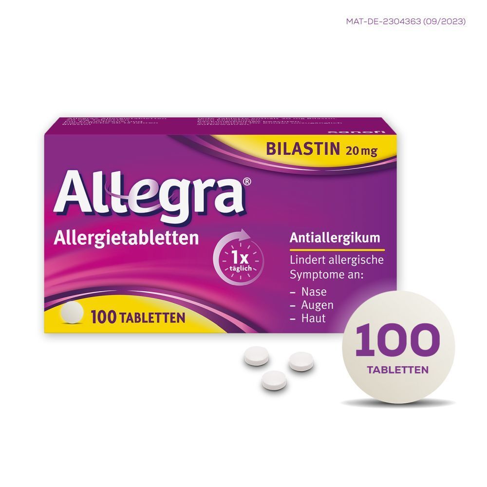 Allegra - schnell bei Heuschnupfen & ganzjährigen Allergien - Jetzt 10% mit dem Code allegra10 sparen*