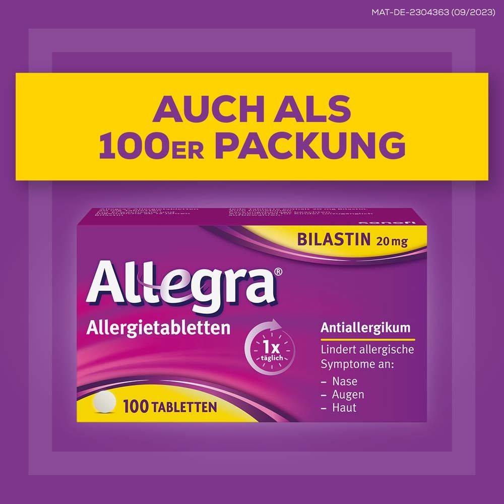 Allegra - schnell bei Heuschnupfen & ganzjährigen Allergien