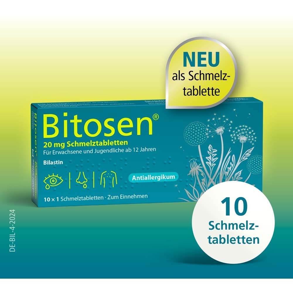 Bitosen 20 mg Schmelztabletten 10 St