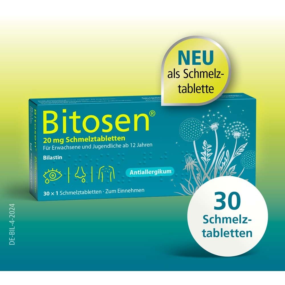 Bitosen 20 mg Schmelztabletten 30 St