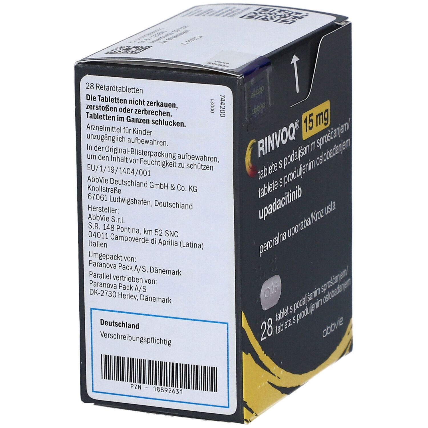 RINVOQ 15 mg Retardtabletten