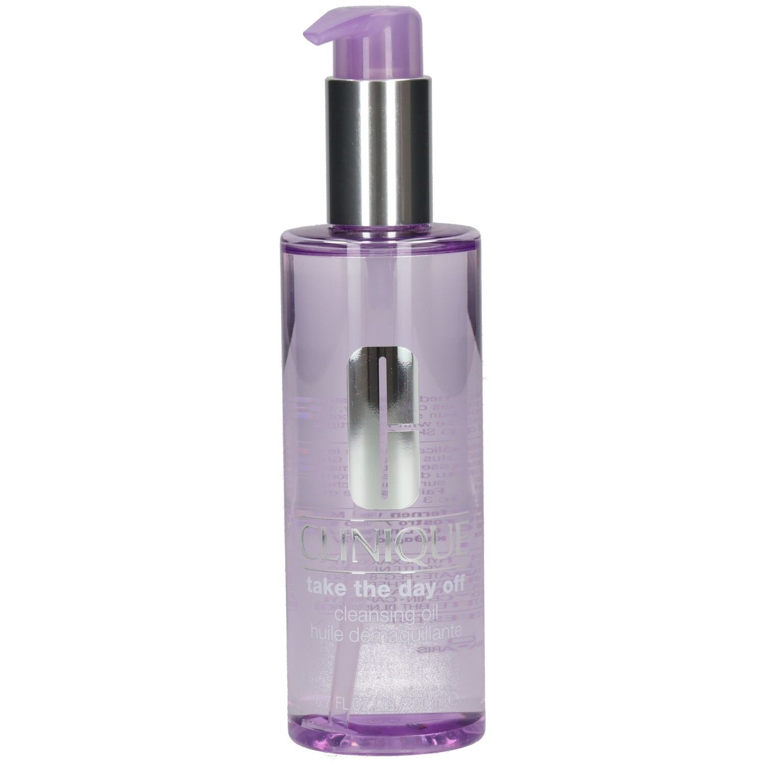 Flasche mit Pumpspender, Clinique Take The Day Off Cleansing Oil.