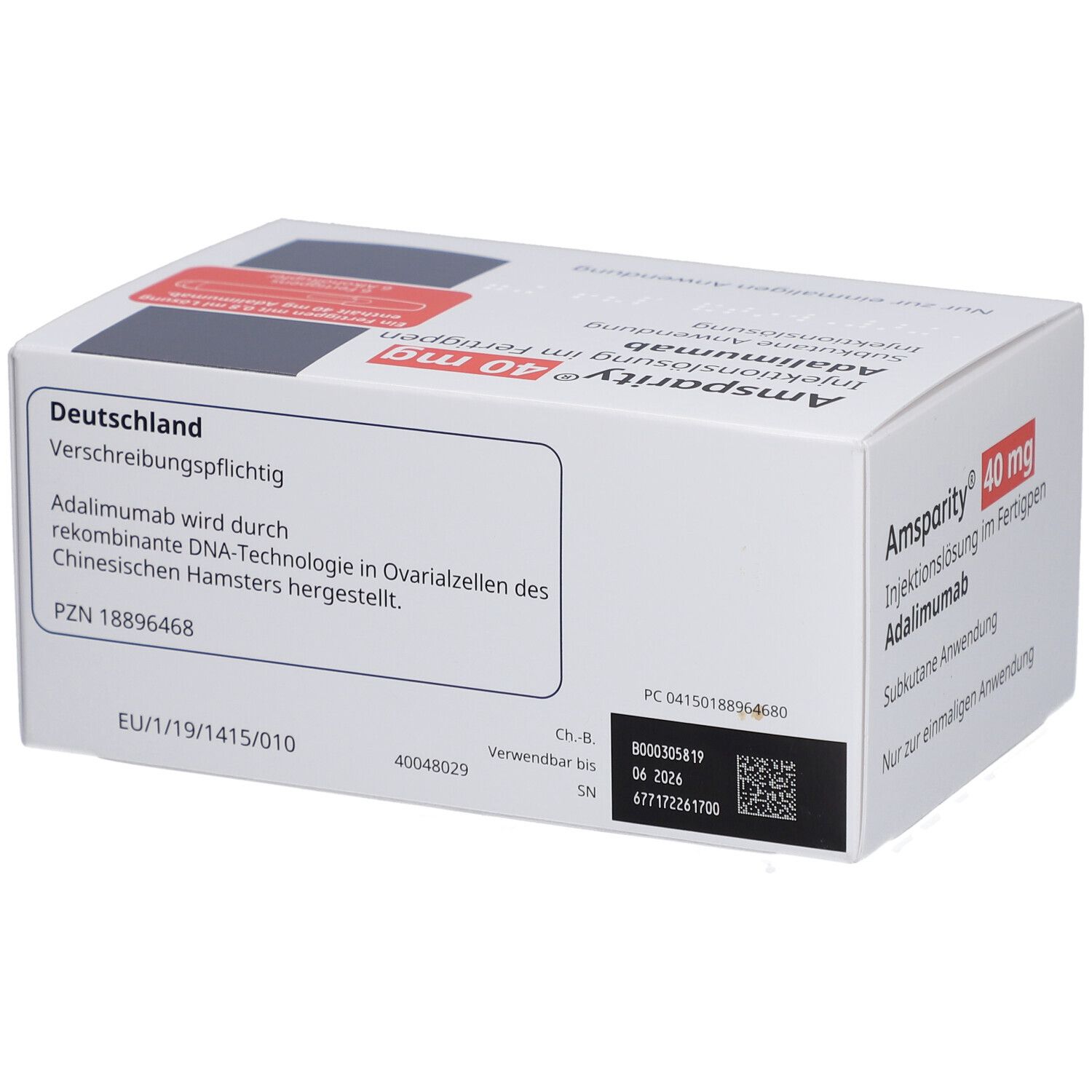 AMSPARITY 40 mg/0,8 ml Inj.-Lösung im Fertigpen