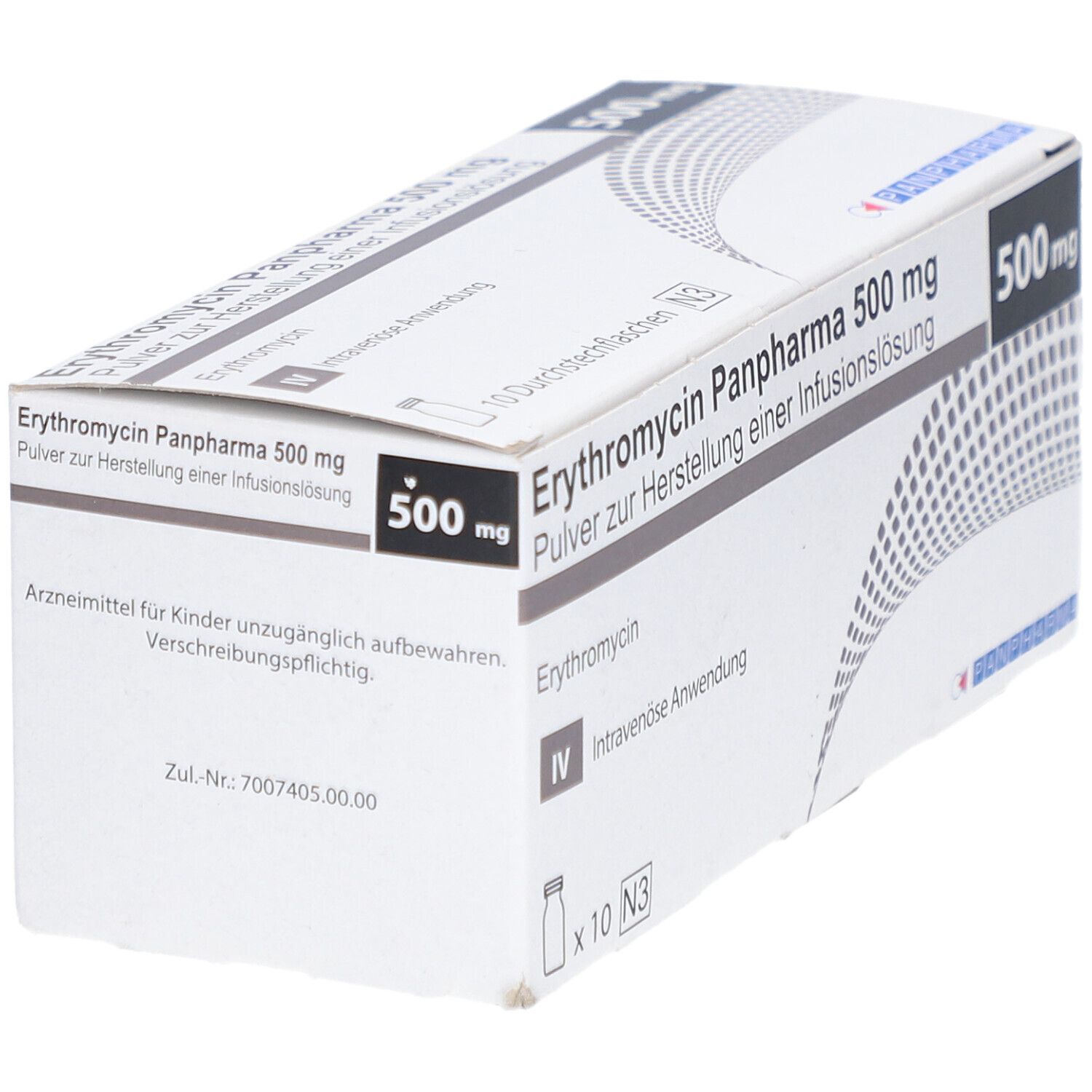 ERYTHROMYCIN PANPHARMA 500 mg P.z.H.e.Inf.-Lsg.