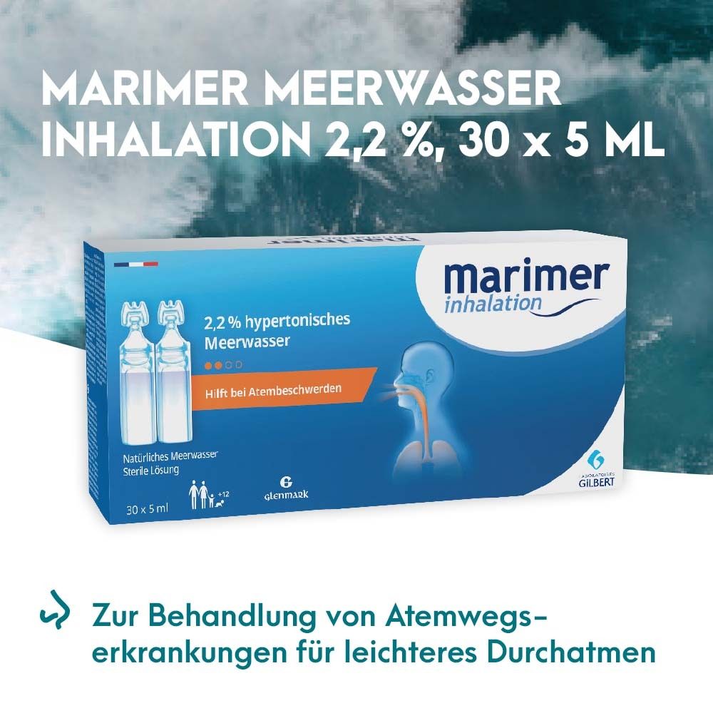MARIMER Inhalation Meerwasser hypertonisch 2,2 %