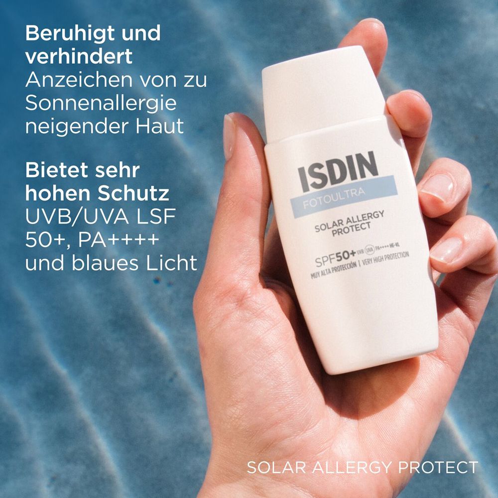 ISDIN FotoUltra Solar Allergy Fusion Fluid LSF 50+ Sonnencreme allergische Haut