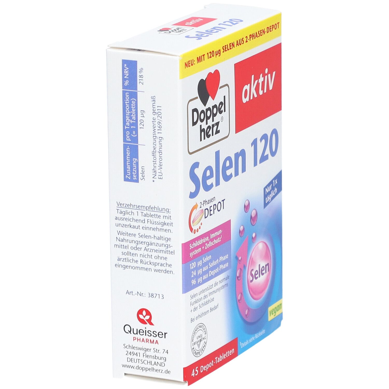 Doppelherz Selen 120 2-Phasen Depot Tabletten