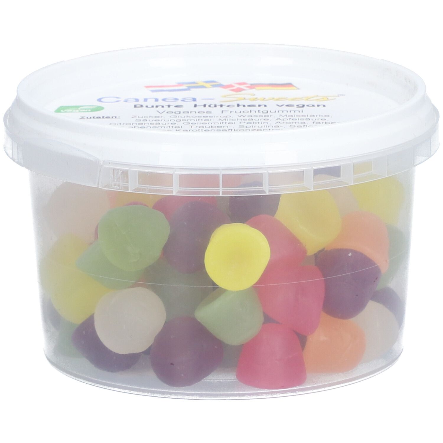 Bunte Hütchen vegan Bonbons 150 g