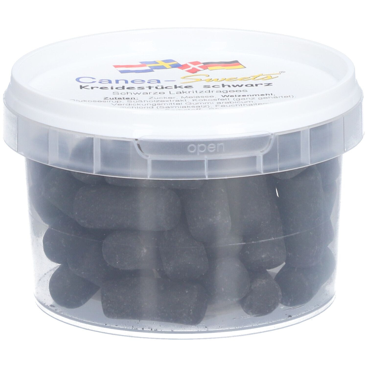 Kreidestücke schwarz 150 g Bonbons