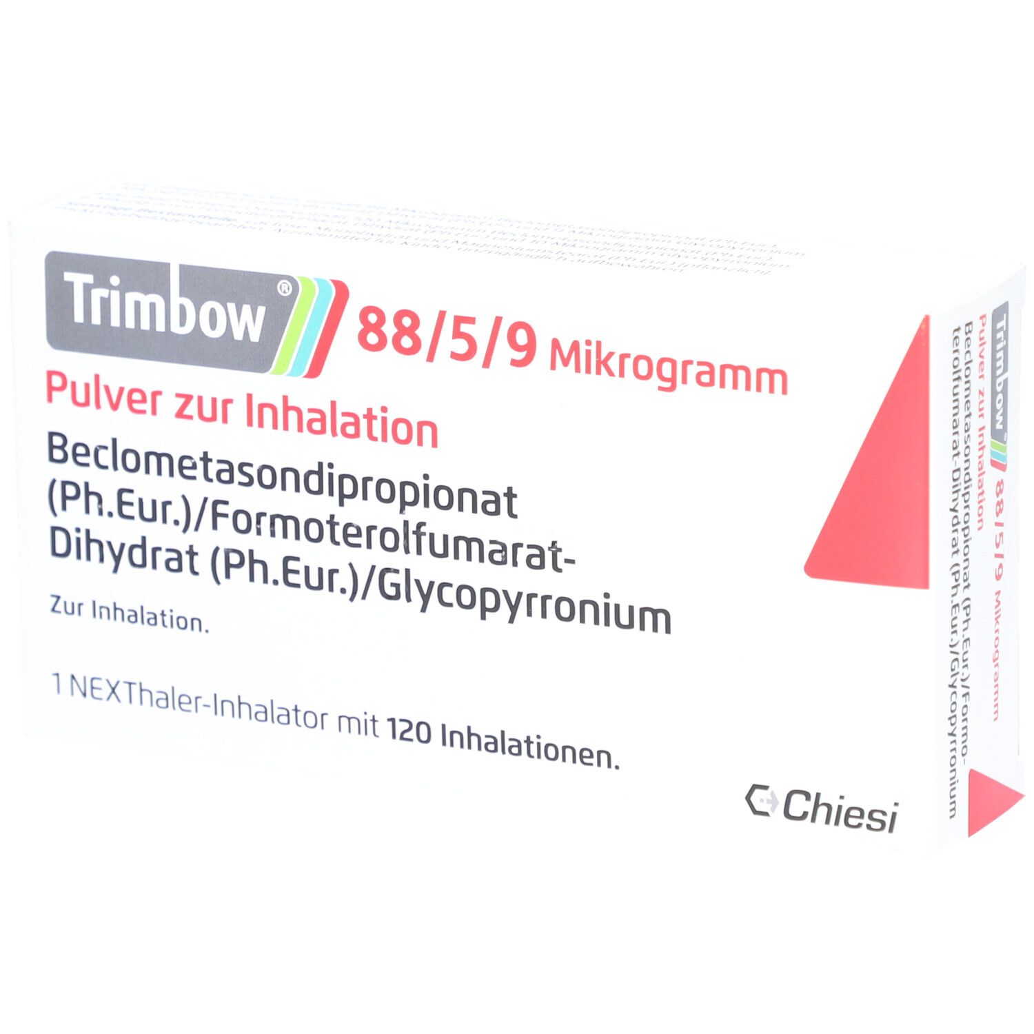 TRIMBOW 88/5/9 µg 120ED Plv.z.Inhalation NEXThaler 1 St mit dem E ...