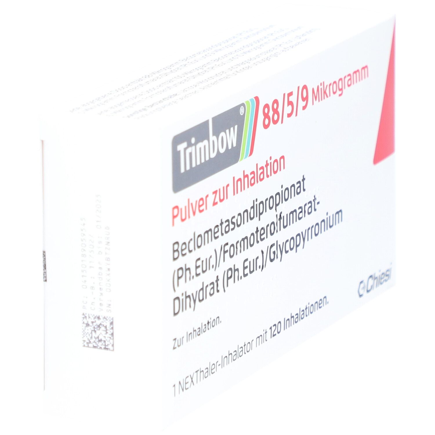 TRIMBOW 88/5/9 µg 120ED Plv.z.Inhalation NEXThaler