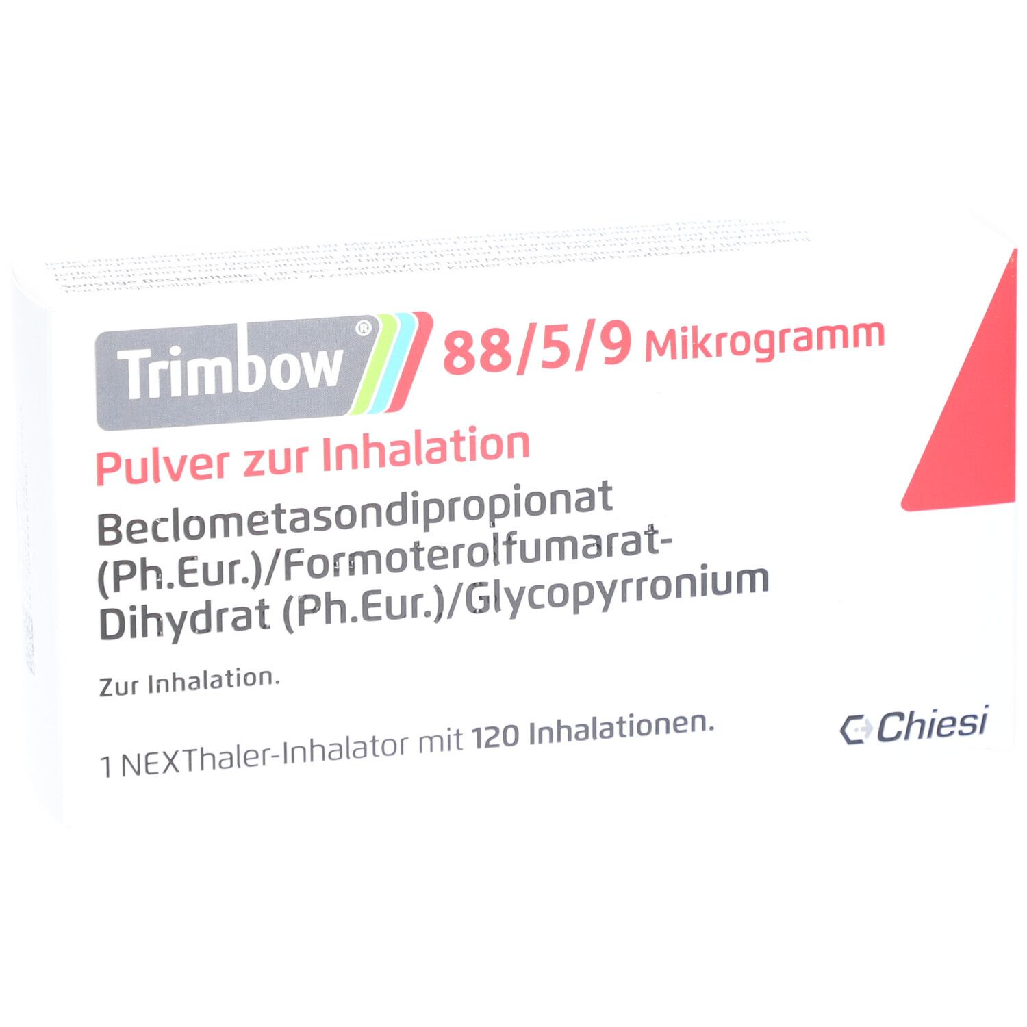 TRIMBOW 88/5/9 µg 120ED Plv.z.Inhalation NEXThaler