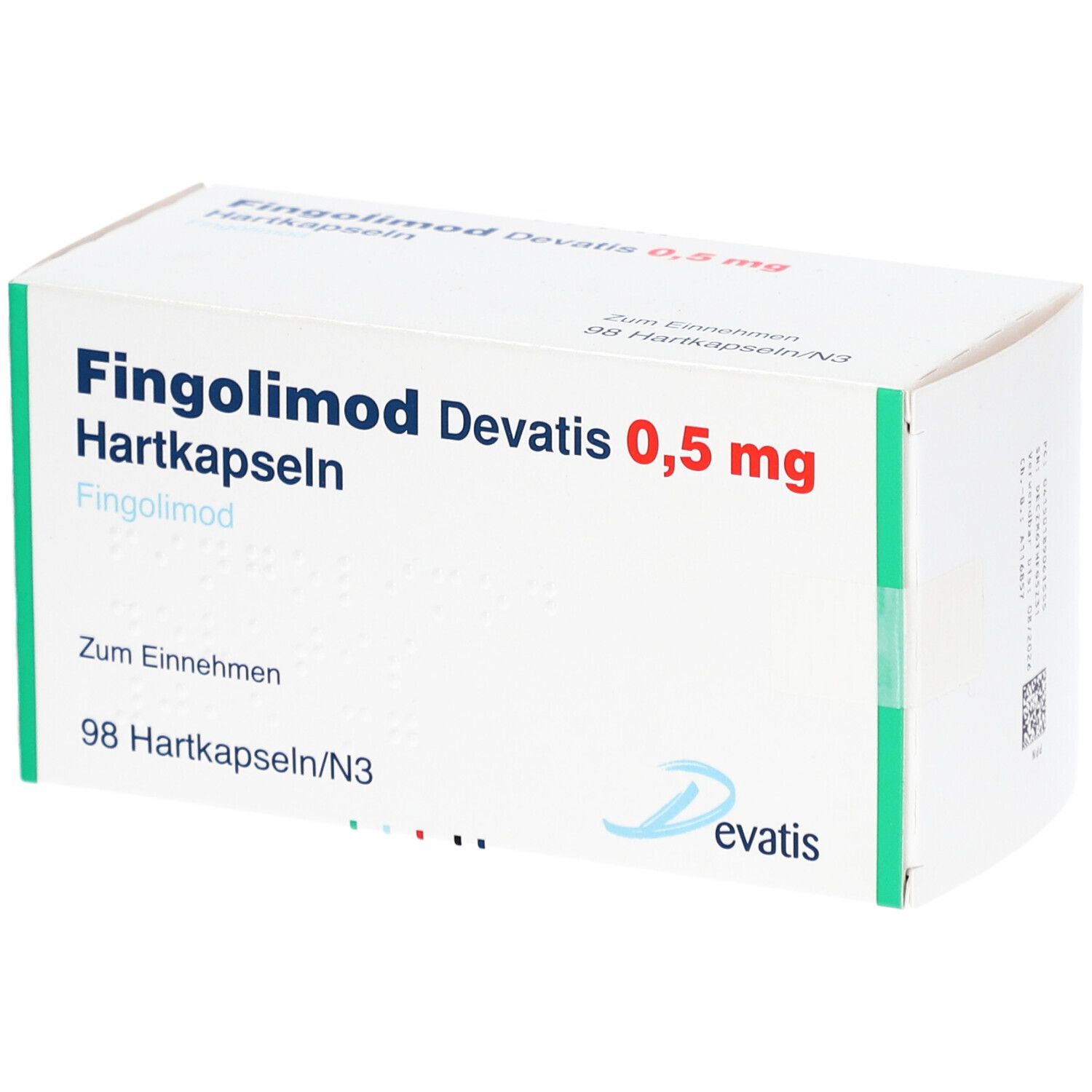 FINGOLIMOD Devatis 0,5 mg Hartkapseln 98 St mit dem E-Rezept kaufen ...
