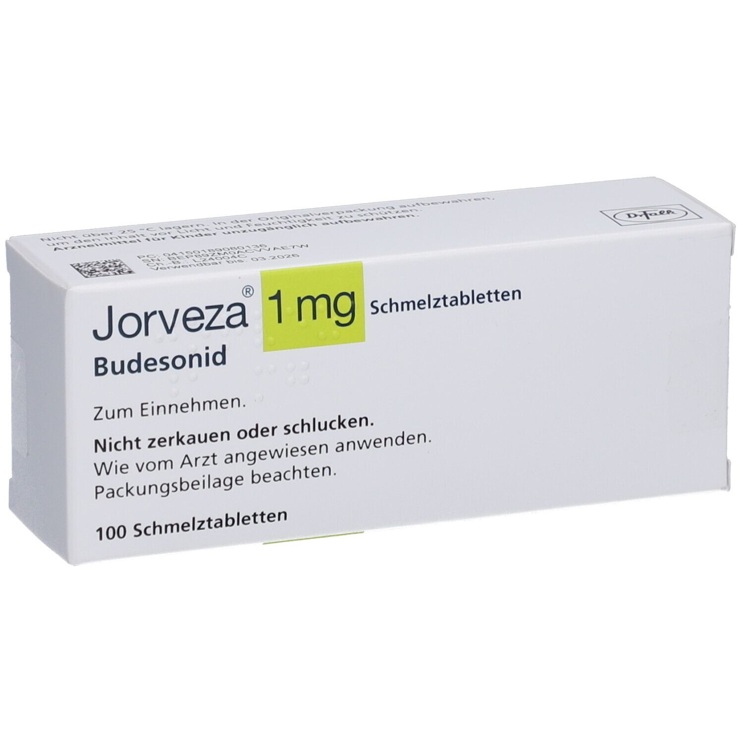 JORVEZA 1 mg Schmelztabletten