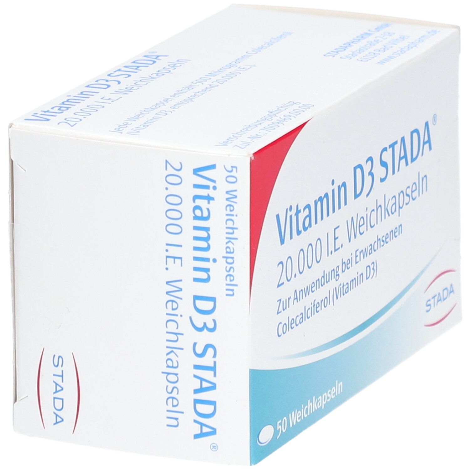 Vitamin D3 Stada 20.000 I.e. Weichkapseln 50 St