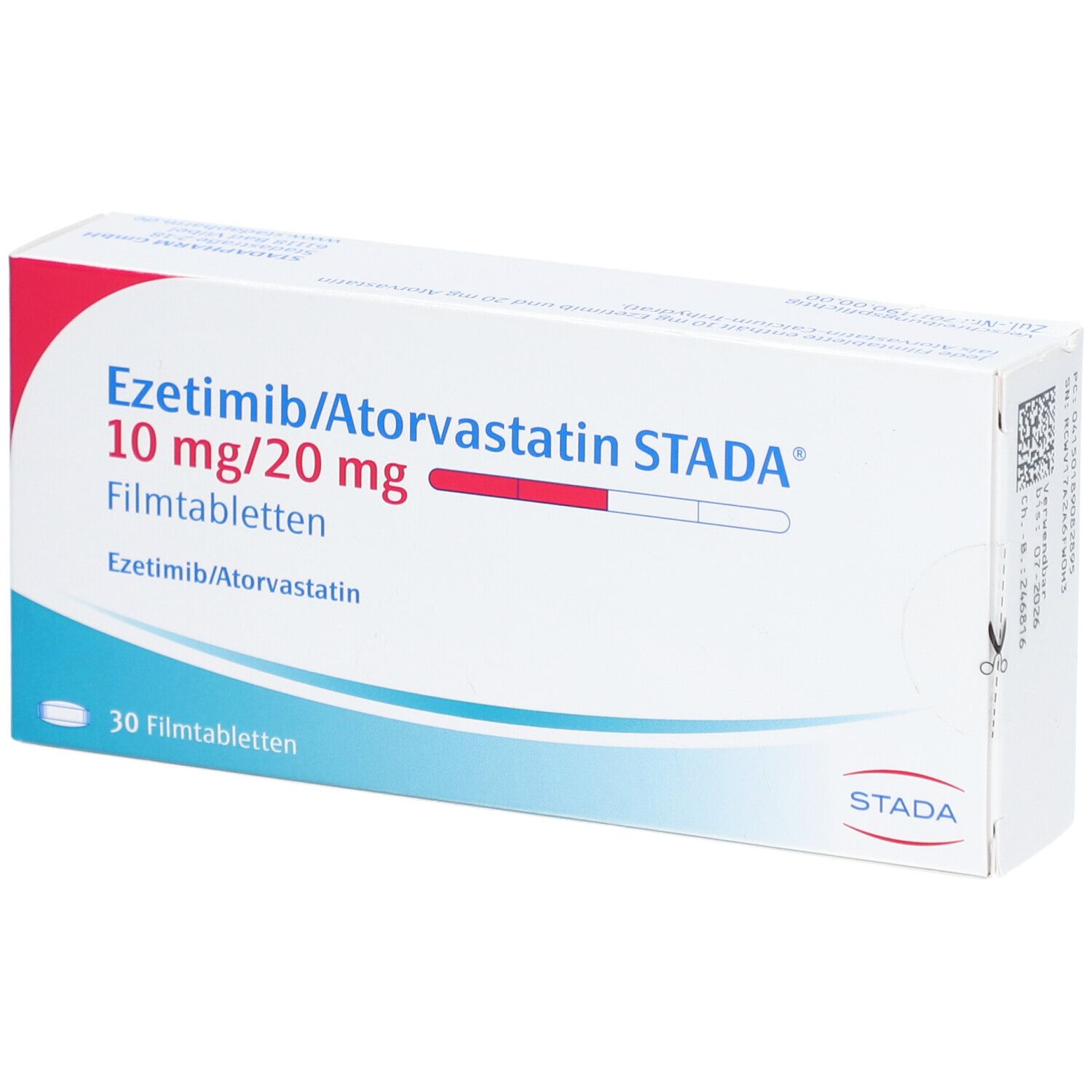 EZETIMIB/Atorvastatin STADA 10 mg/20 mg Filmtabl.