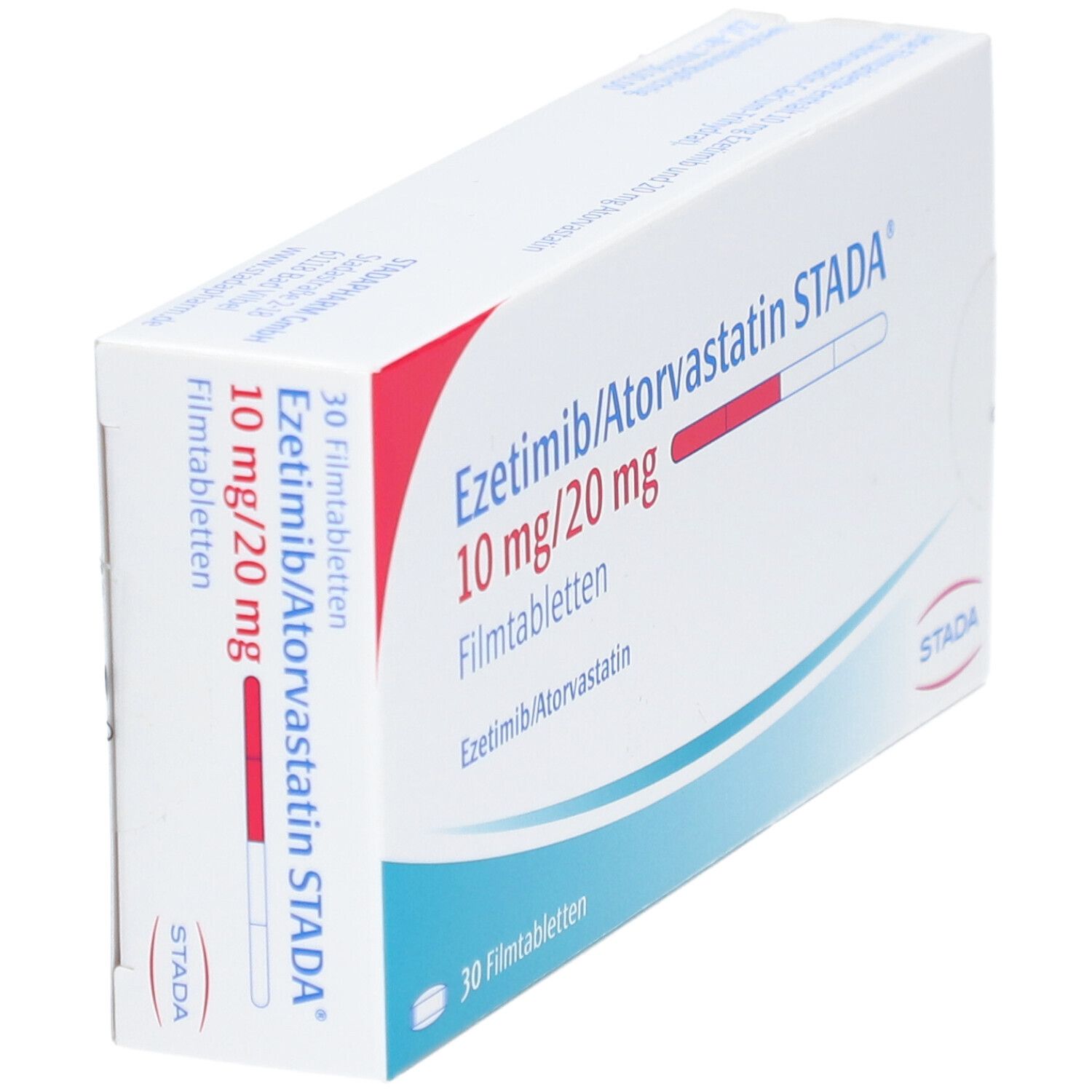 EZETIMIB/Atorvastatin Stada 10 mg/40 mg Filmtabl. 30 St Filmtabletten