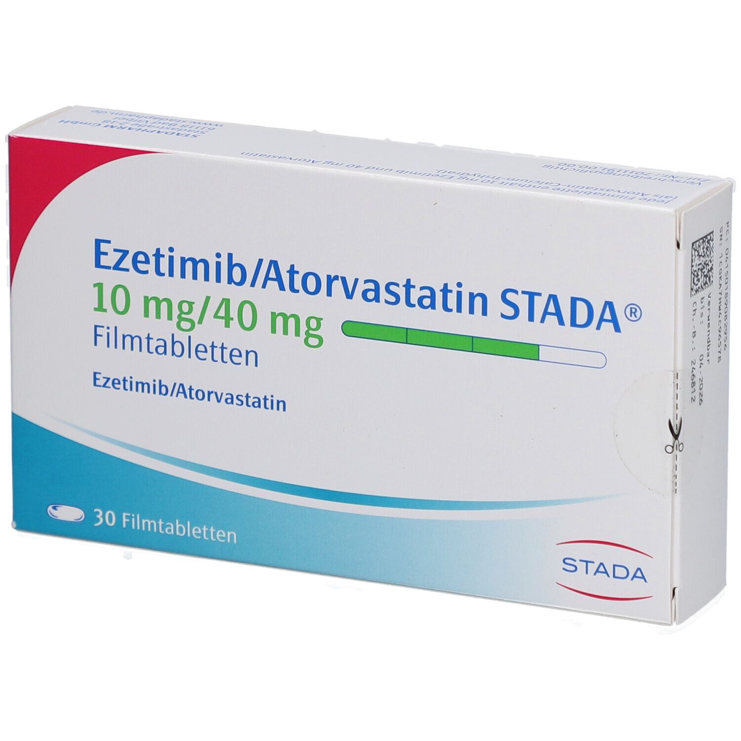 EZETIMIB/Atorvastatin STADA 10 mg/40 mg Filmtabl.
