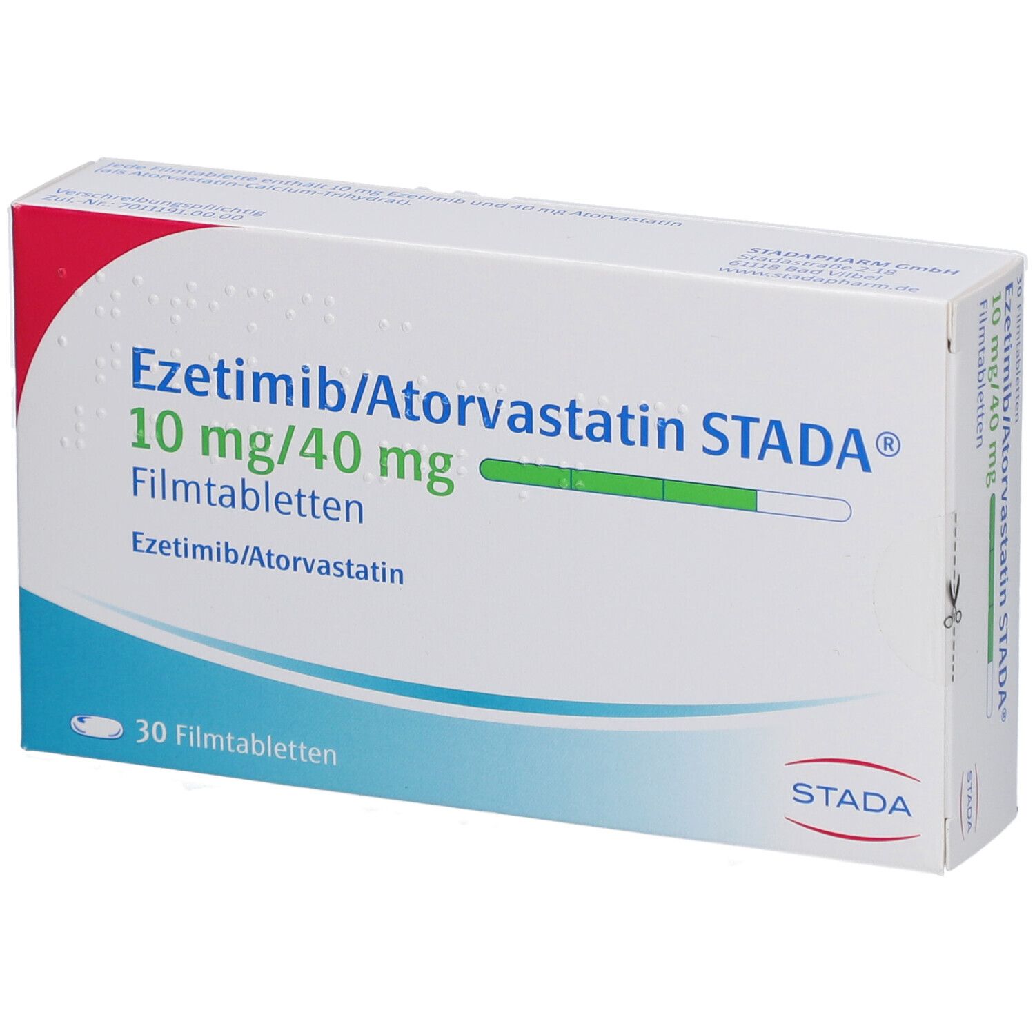 EZETIMIB/Atorvastatin STADA 10 mg/40 mg Filmtabl.