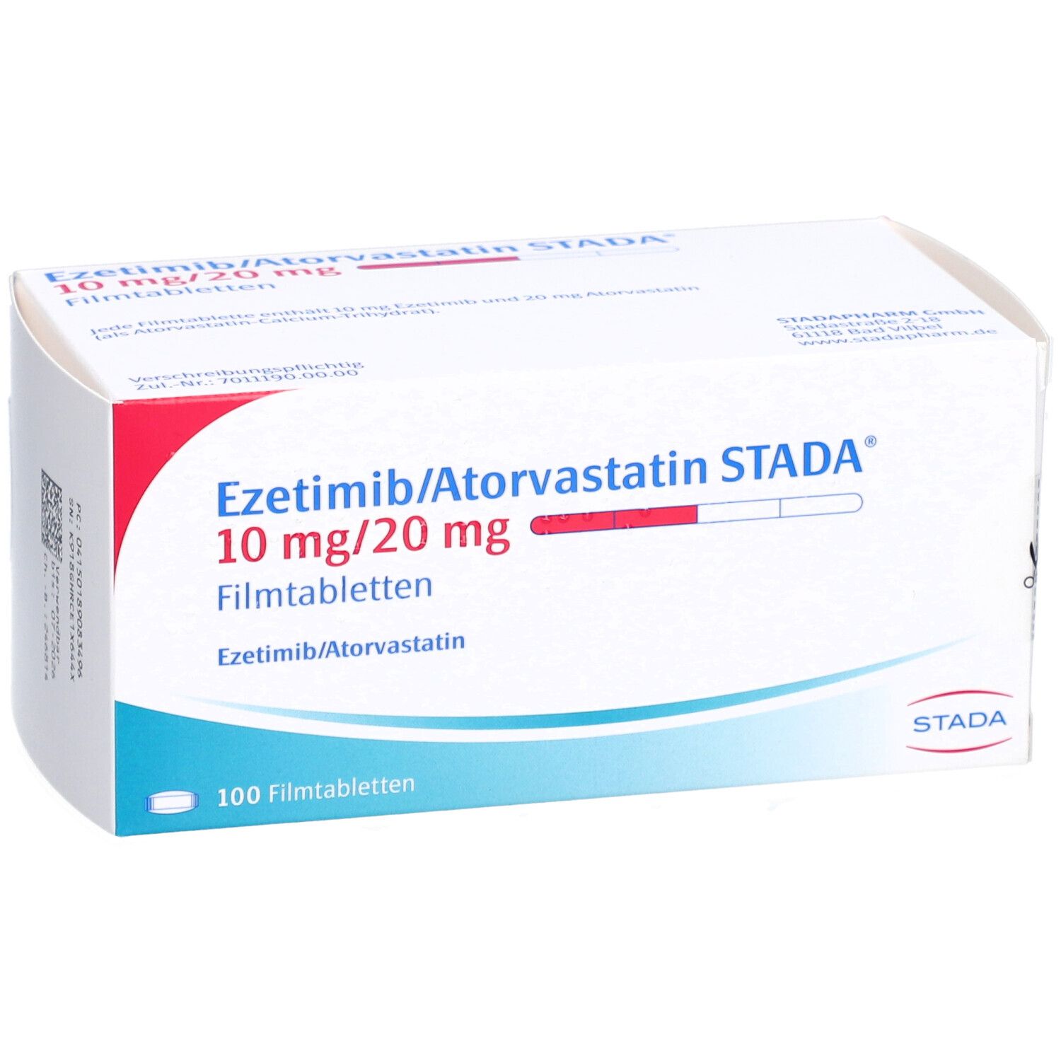 EZETIMIB/Atorvastatin STADA 10 mg/20 mg Filmtabl.