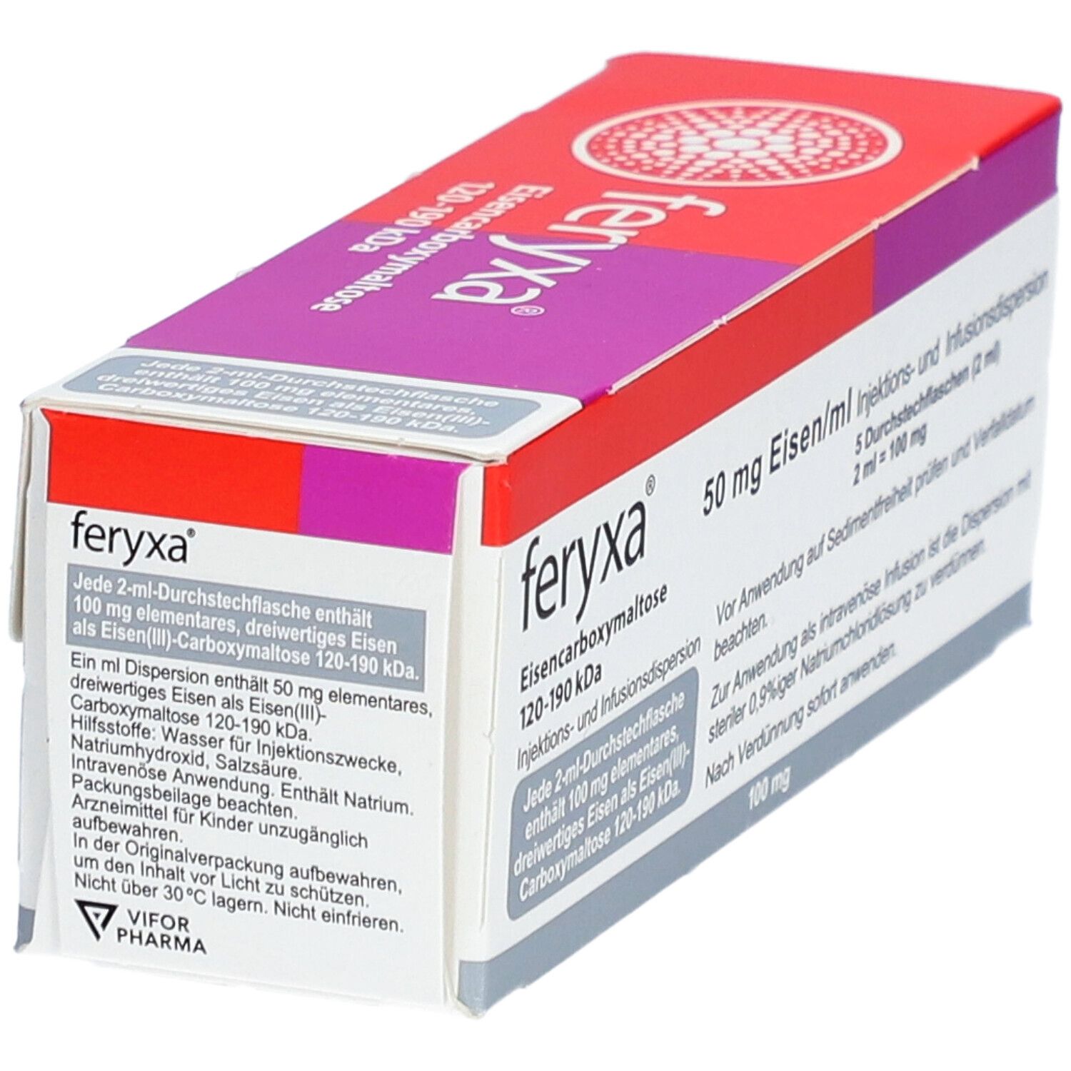 FERYXA 50 mg Eisen/ml Inj.-/Inf.-Dispers.100mg
