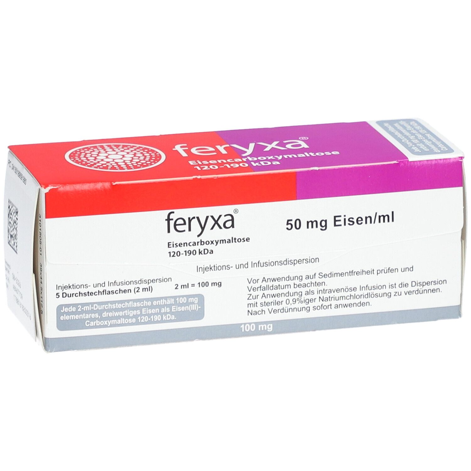 FERYXA 50 mg Eisen/ml Inj.-/Inf.-Dispers.100mg