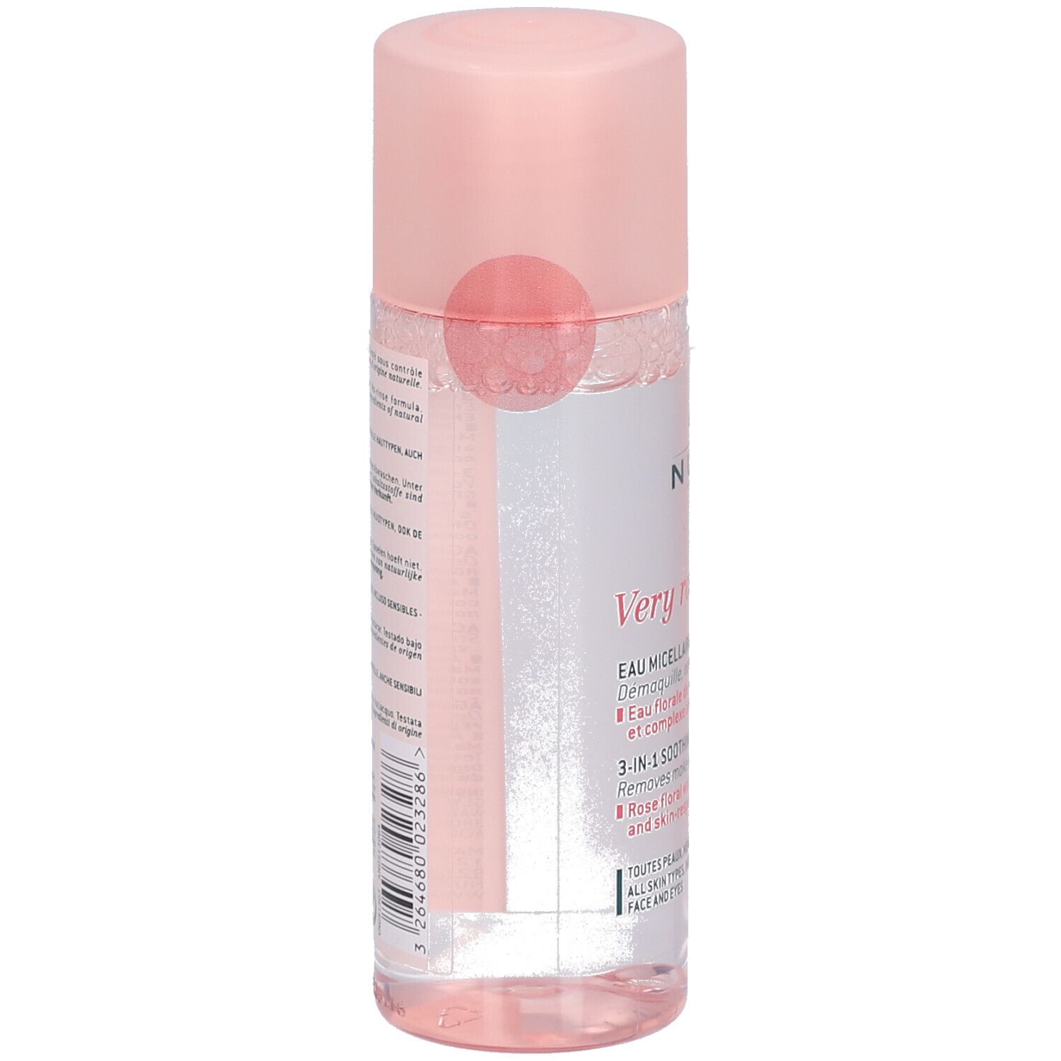 Nuxe Very Rose beruhigendes Mizellenwasser für Gesicht und Augen 100 ml