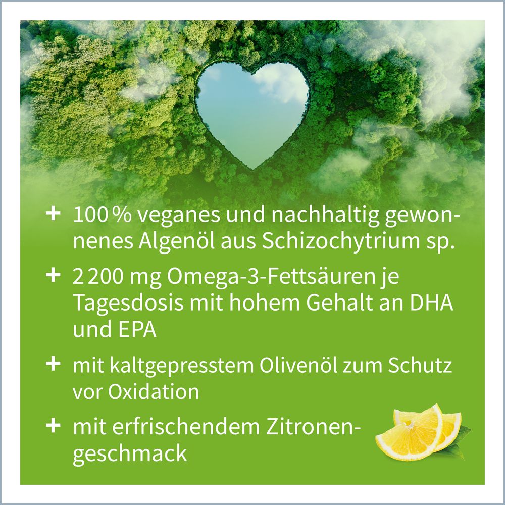 Omega-3 Vegan 2200mg mit 1351 DHA 672 EPA Algenöl Öl