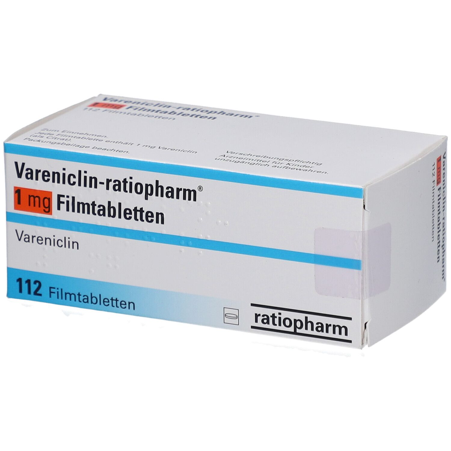 VARENICLIN-ratiopharm 1 mg Filmtabletten