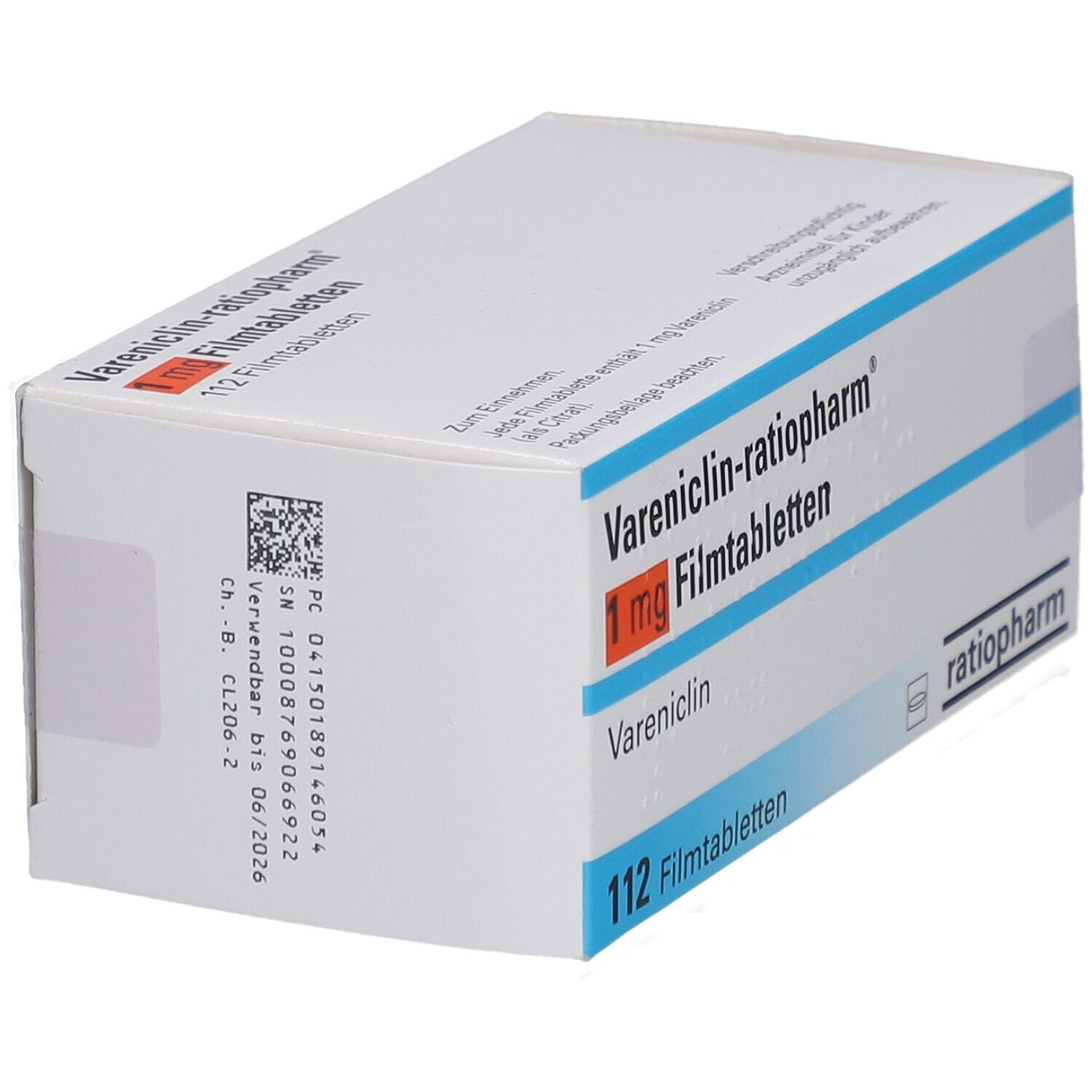 VARENICLIN-ratiopharm 1 mg Filmtabletten