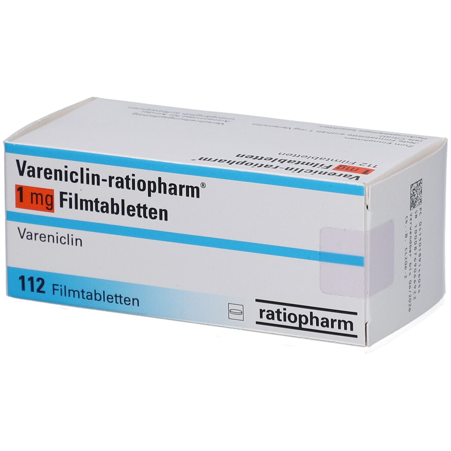 VARENICLIN-ratiopharm 1 mg Filmtabletten
