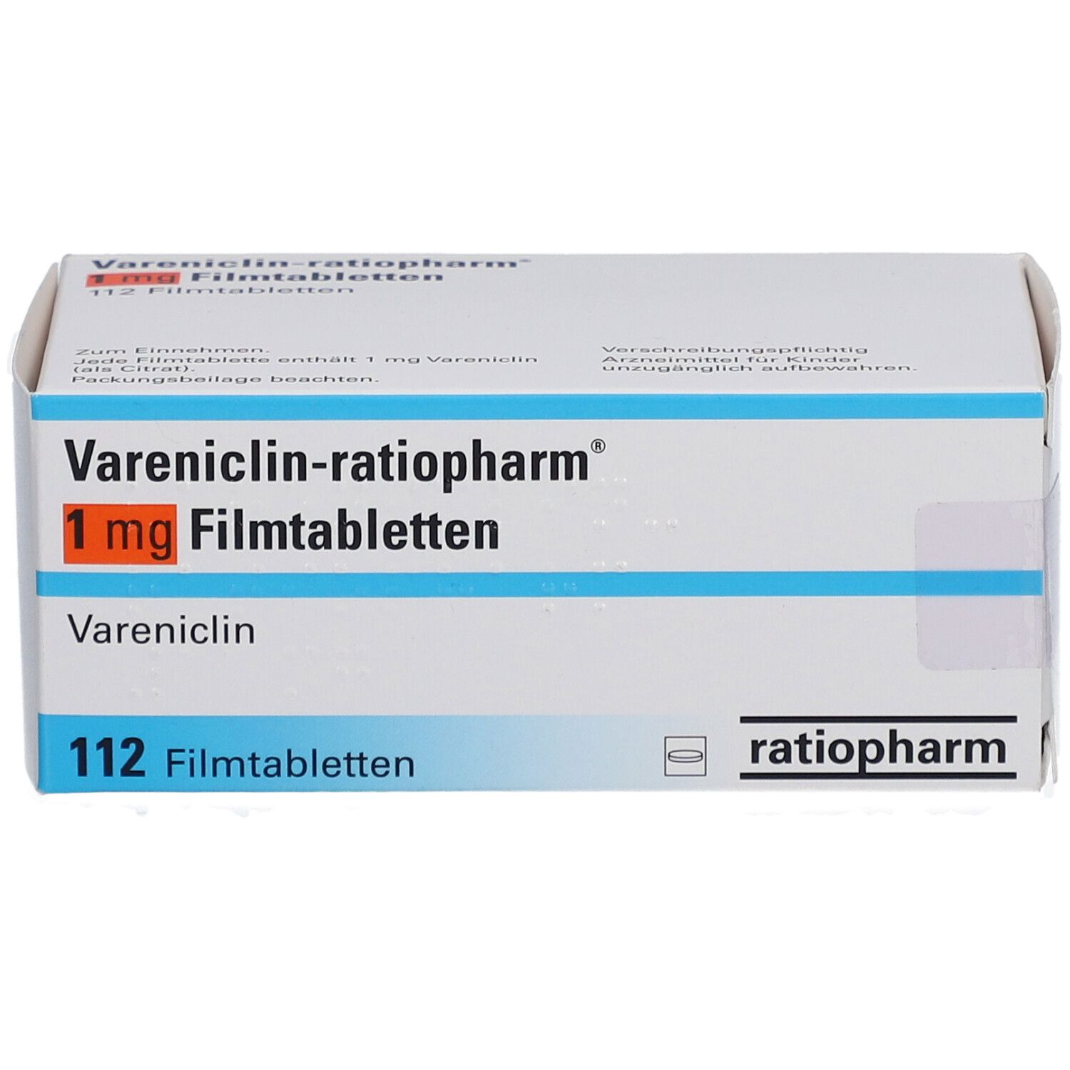 VARENICLIN-ratiopharm 1 mg Filmtabletten
