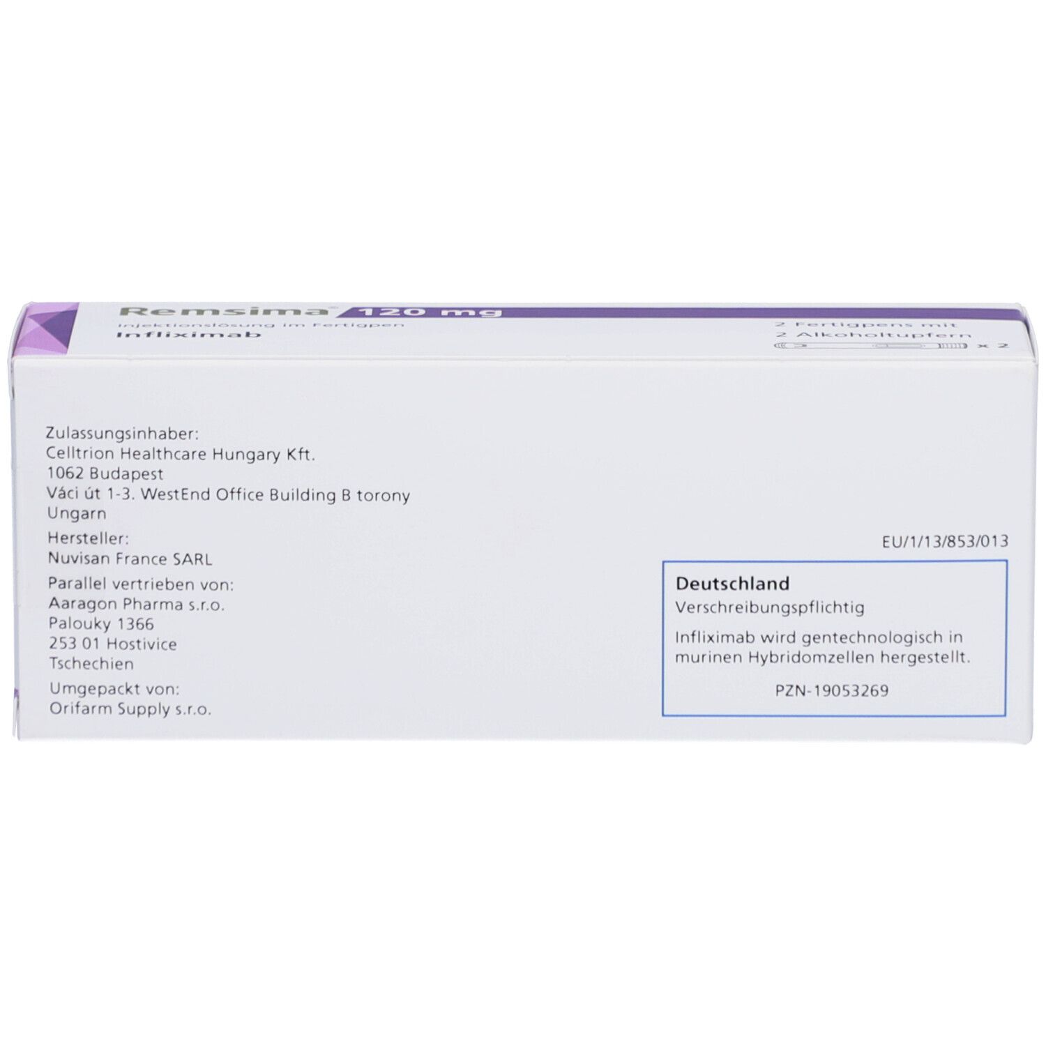 REMSIMA 120 mg Injektionslösung im Fertigpen