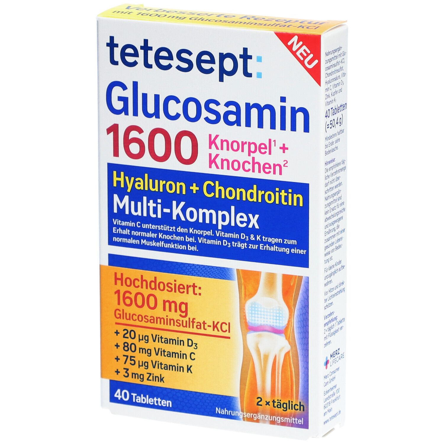 Tetesept Glucosamin 1600 Tabletten 40 St