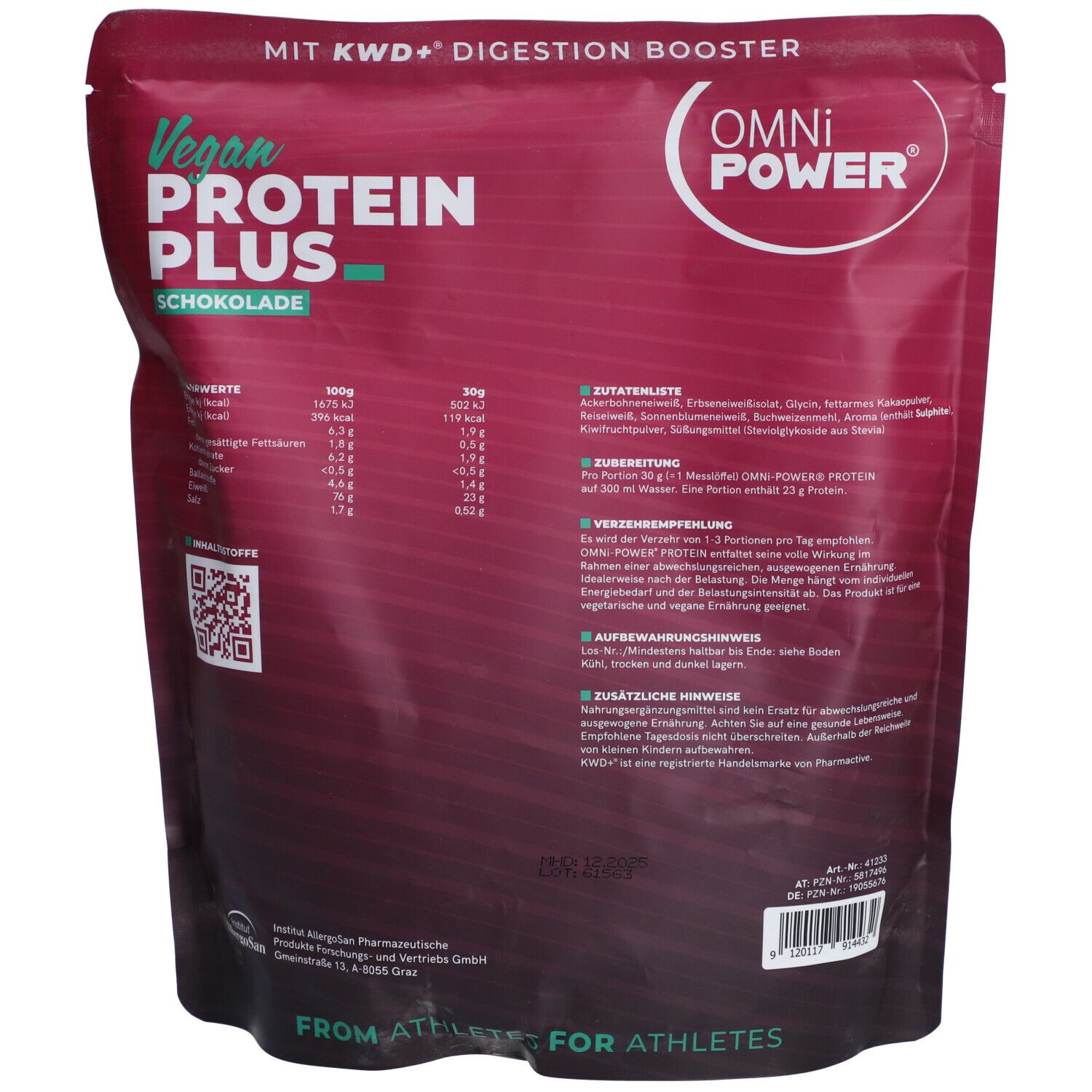 Omni Power Protein Shake Schoko Pulver