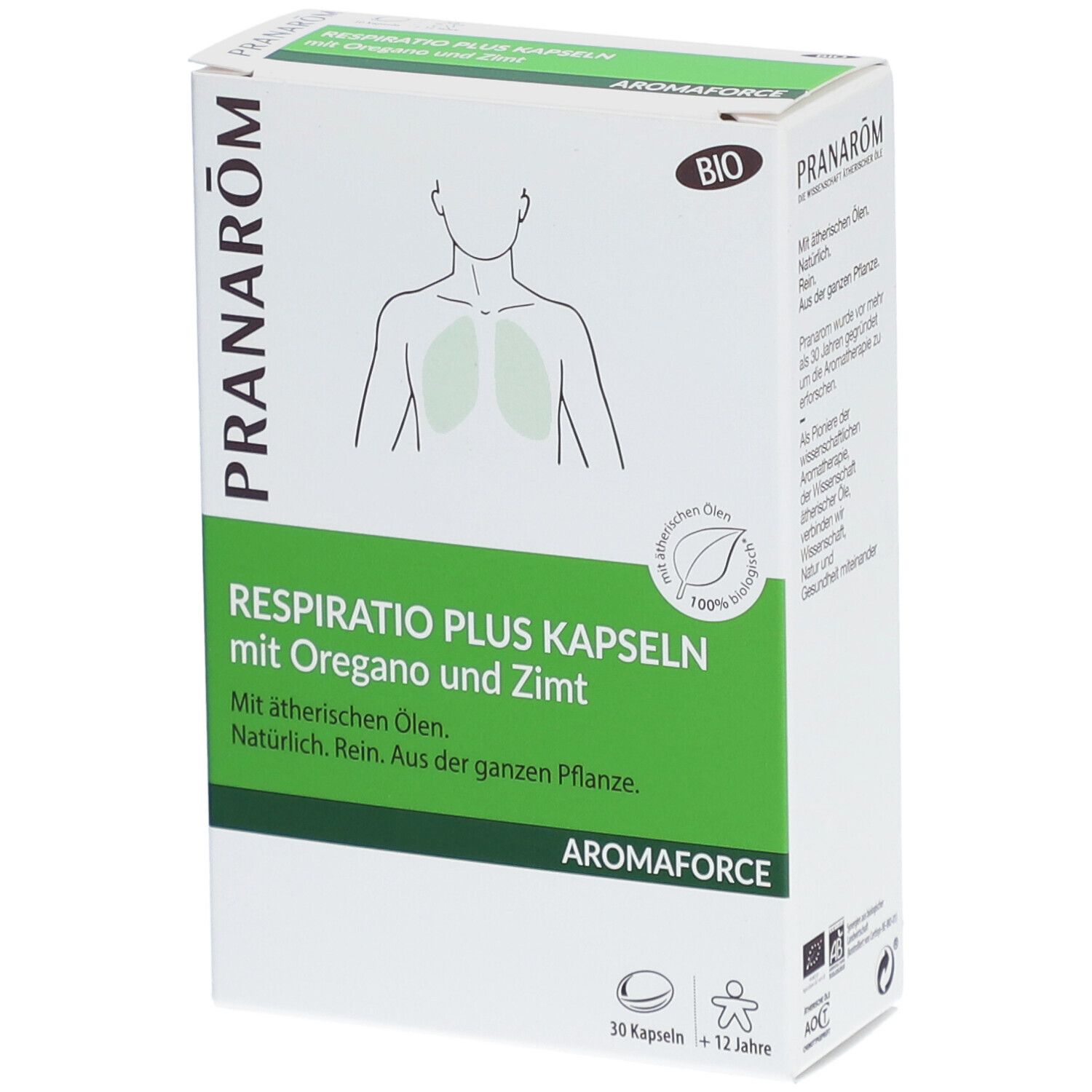 PRANAROM RESPIRATIO PLUS KAPSELN mit Oregano und Zimt