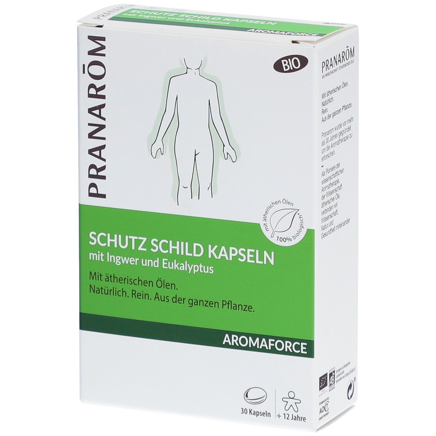 Schutz Schild Kapseln mit Ingwer u.Eukalyptus Bio 30 St