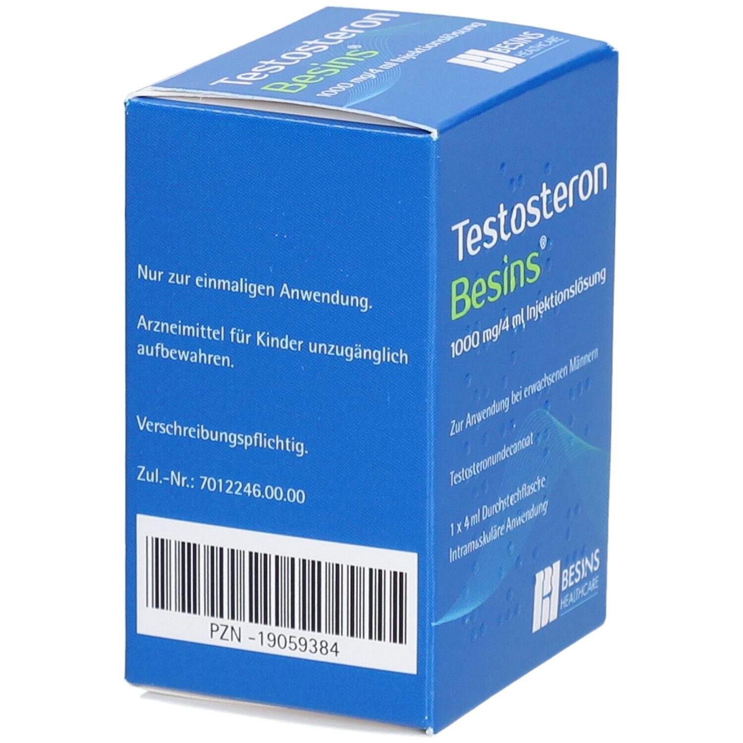 Testosteron Besins 1000 mg/4 ml Inj.-Lösung 1 St Injektionslösung