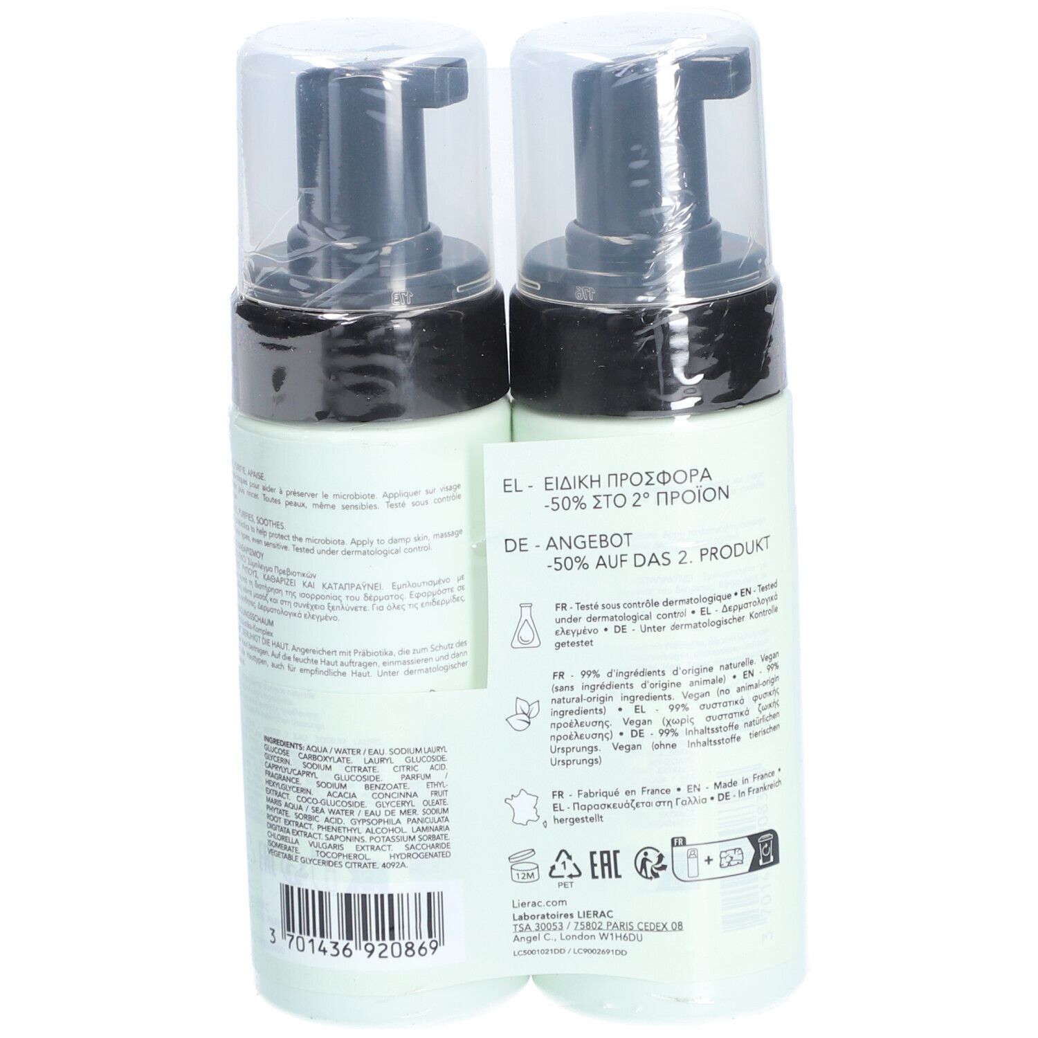 Lierac Reinigungsschaum Duo